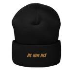 Pronoun He Cuffed Beanie, Multiple Colors - POLM REPUBLIC